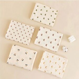 Organic cotton muslin baby blankets